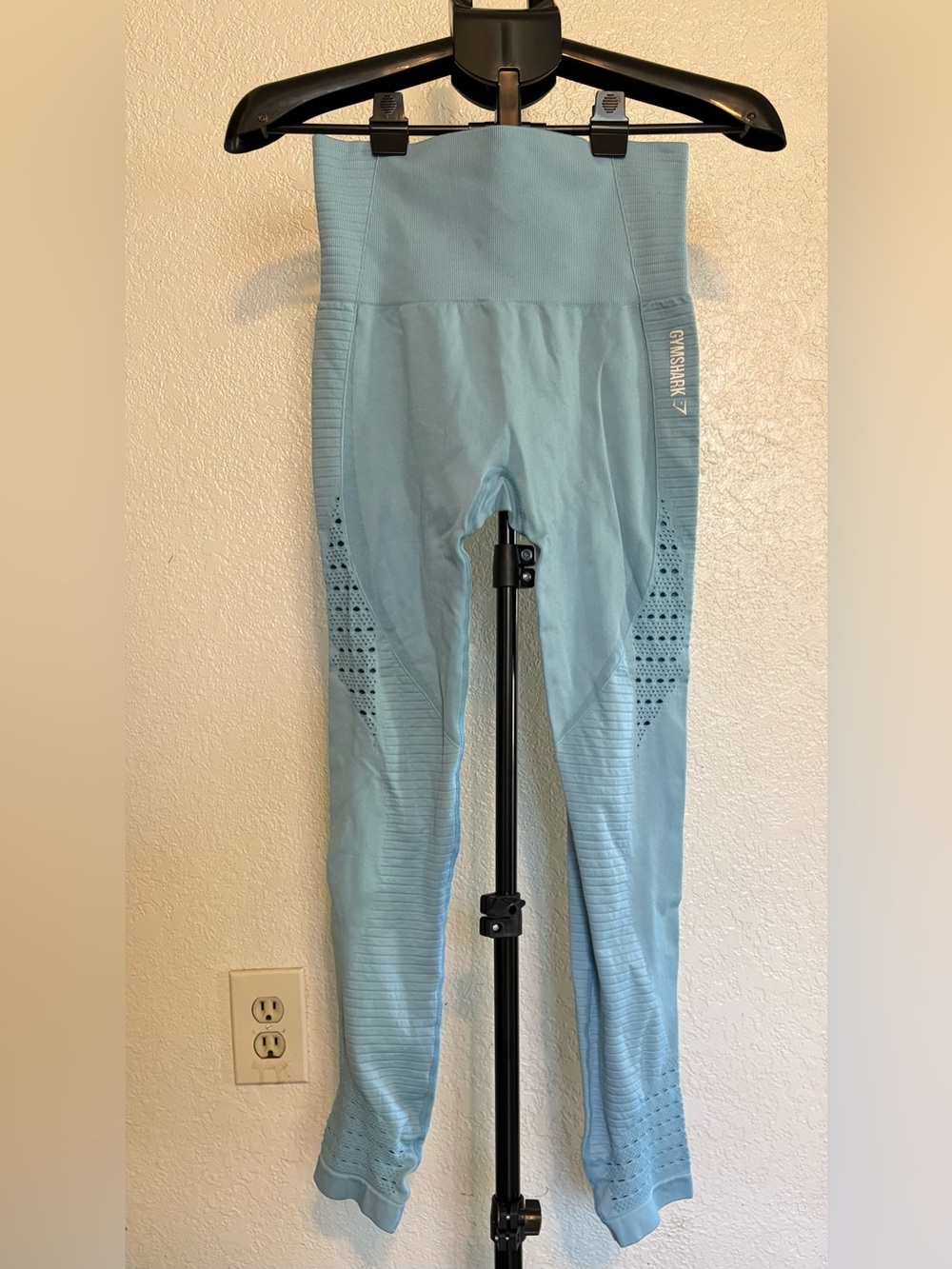Gymshark Women’s High-Waisted Seamless Leggings - Light Blue